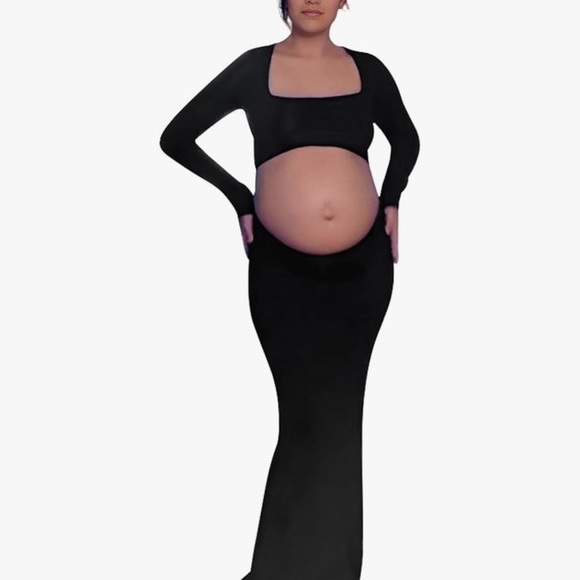 Maternity maxi dress - Picture 3 of 5